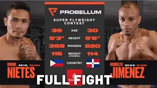 FULL FIGHT!!! NIETES VS JIMENEZ - PANOORIN PAPANO GUMAMIT NG PINAGBABAWAL NA TEKNIK ANG PUERTO RICAN