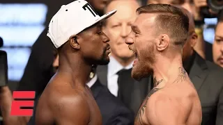 Floyd Mayweather vs. Conor McGregor Official Weigh-In [FULL] | ESPN