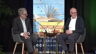 Richard Ovenden and Michael Kuczynski at the 2023 New Orleans Book Festival