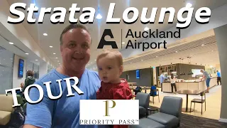 Strata Lounge (Priority Pass), Auckland airport, New Zealand - Review & Tour #prioritypass #AKL