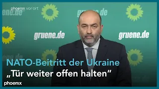 Bündnis 90/Die Grünen: Pressekonferenz mit Omid Nouripour am 03.07.2023