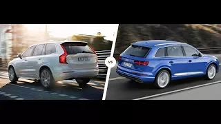 Audi Q7 vs Volvo XC90 crash test