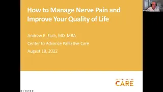 Webinar On-Demand: How to Manage Nerve Pain and Improve Your Quality of Live