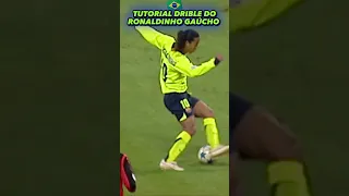 🟢 TUTORIAL DO DRIBLE RÁPIDO DO RONALDINHO GAÚCHO 😱⚽⚡ #futebol #tutorial #dribles #ronaldinho #r10