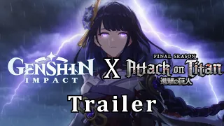 Genshin Impact x Attack On Titan OST (Ashes on the Fire) S4 Trailer