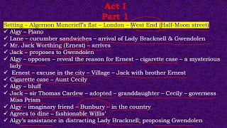 The Importance of Being Earnest by Oscar Wilde in Tamil (detailed summary)TNTET/UGTRB/TRB/NET/SET