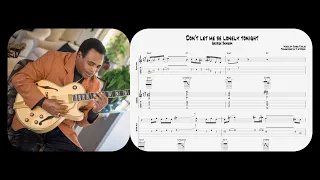 George Benson - Don't let me be lonely tonight (transcription TAB)