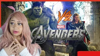 The Hulk vs Thor - Fight Scene - The Avengers (2012) Movie Reaction