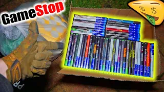 GAMESTOP DUMPSTER DIVING!! TONS of Game Cases Found