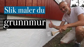 Maling av grunnmur [tips fra maler´n]