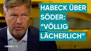Aiwanger, Ampel-Streit und Wirtschaftsflaute: Habeck im ":newstime Spezial" | EXKLUSIV