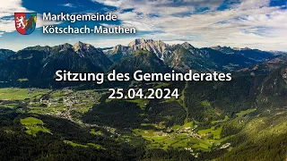 Gemeinderat Kötschach-Mauthen vom 25. April 2024