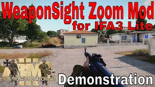 WeaponSight Zoom Mod Demonstration - Arma 3: WW2 IFA3 Lite