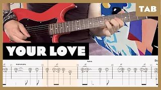 The Outfield - Your Love - Guitar Tab | Lesson | Cover | Tutorial