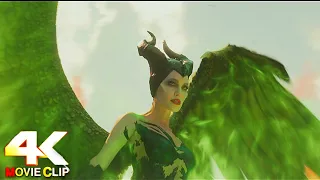 Maleficent: Mistress of Evil (2019) - Maleficent came to help scene [4K 60fps]