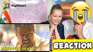 BIGIL RAILWAY STATION FIGHT SCENE REACTION | Thalapathy Vijay | #BigAReact