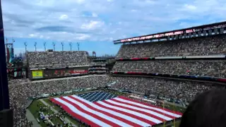 Eagles opening day 9/11 national anthem and flyover