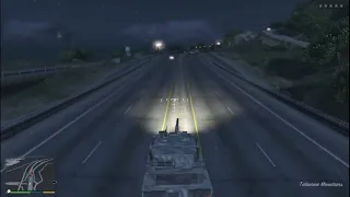 Gta 5 Trevor's 5 star Tank Rampage in Blaine and los santos