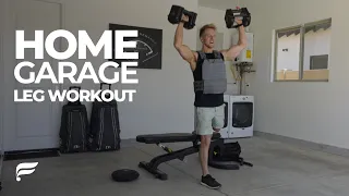 Home Garage Leg Workout