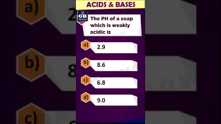 #Acids & Bases -Q10 CBSE 10th Science Chemistry Term-1 |Most important questions |MCQ'S #Shorts