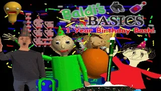 Baldi's Basics 1 Year Birthday Bash! New Ending and New Sounds/Voices