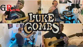 She Got The Best Of Me - Luke Combs - Drum & Guitar Cover & Collaboration