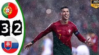 Ronaldo Goals 🔥 Portugal vs Slovakia 3-2 Highlights & All Goals 2023