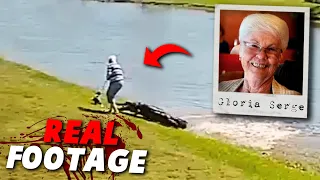 The HORRIFYING Crocodile Attack On A Gloria Serge And Her Dog
