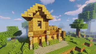 Minecraft | Easy Starter House | Tutorial