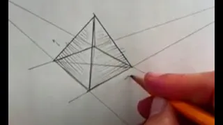Drawing a 2-Point Perspective Pyramid