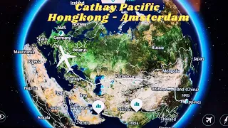 Cathay Pacific A350-1000 Business Class Hongkong - Amsterdam