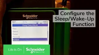 Configuring the Sleep/Wake-Up Function on Altivar Process Drives | Schneider Electric Support