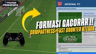 PART #2 ADVANCED INSTRUCTION: FAST COUNTER ATTACK | PES EFOOTBALL 2022 2023