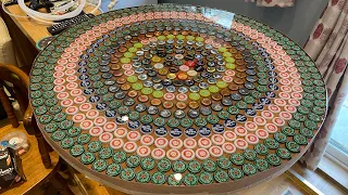 Bottle Top resin table