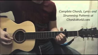 Justin Bieber No Sense Chords (Guitar Lesson)