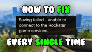 How to FIX Save Failed in GTA Online