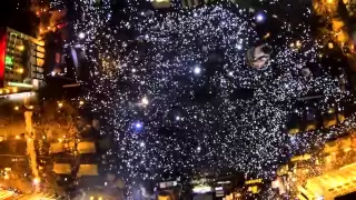 Майдан - Океан Зірок (з висоти пташиного польоту) 14.12.13 | Kiev #euromaidan