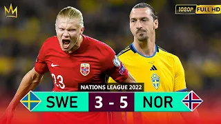 HAALAND SCORES 4 GOALS AND DESTROYS IBRAHIMOVIC'S SWEDEN