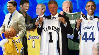 NBA Champions Presenting Jerseys to the President of the United States Compilation (1983-2022)