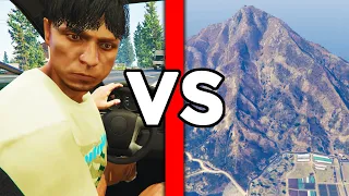 GTA 5, Can A Taxi Driver Drive Down Mt Chiliad?