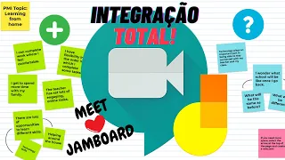 GOOGLE MEET - AGORA COM INTEGRAÇÃO TOTAL AO JAMBOARD - FINALMENTE!