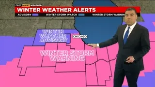 Chicago First Alert Weather: Winter Storm Warning Tonight