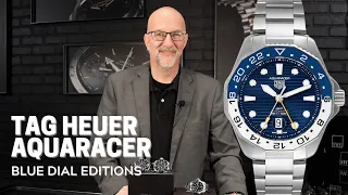 TAG Heuer Aquaracer Blue Dials Review | SwissWatchExpo