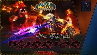 WoW Classic:  Warrior Кто ты?  Воин Гайд by Sevirian
