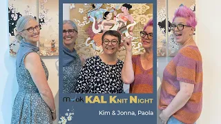 mYak | Isabell Kraemer KAL August Knit Night  with Knit Together with Kim & Jonna