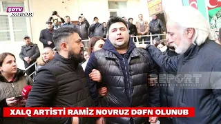 Xalq artisti Ramiz Novruz dəfn olundu - ŞOTV XƏBƏR