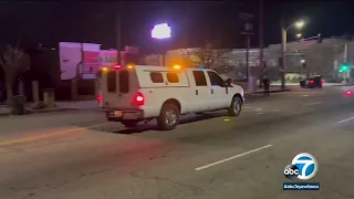 LAPD officer opens fire after suspect points apparent handgun in Arleta, authorities say