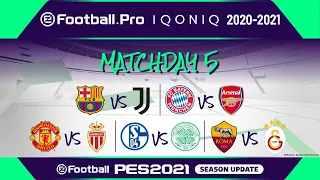 PES | eFootball.Pro IQONIQ 2020-21 | MATCHDAY 5 | FC Barcelona vs Juventus (Featured Match)