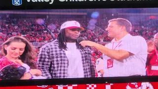 Davante Adam's number retired at Fresno State.