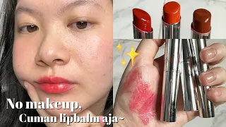 coba 3 warna baru lip balm Red-A! cocok buat yg malas makeup~